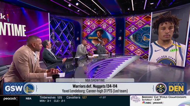 Yaxel Lendeborg asking T-Mac, Vince, and Melo for advice on his game: “Do you guys have any advice like, just for me in general just to try to keep going, things I got to work on, anything that you guys see that I don’t see?”