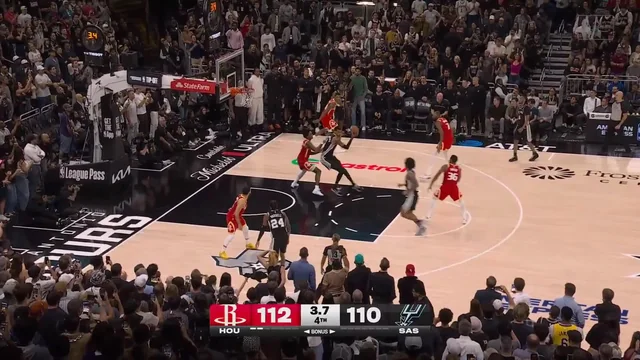 [Highlight] Amen Thompson shuts the door on Victor Wembanyama to preserve the win for the Rockets