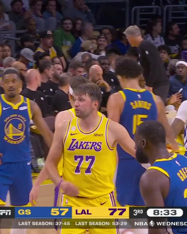 Luka To Yaxel: "Hey bro. You're 24 and a rookie. Relax."